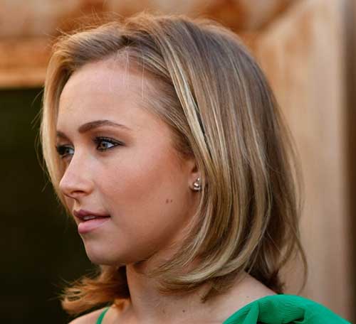 Hayden Panettiere Long Bob Hairstyle