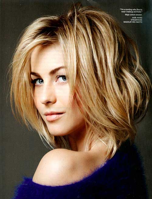 Julianne Hough Dağınık Bob Stilleri