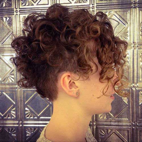 Curly Pixie Haircut