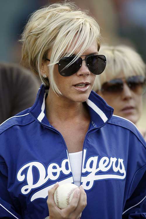 Victoria Beckham blondi Bob