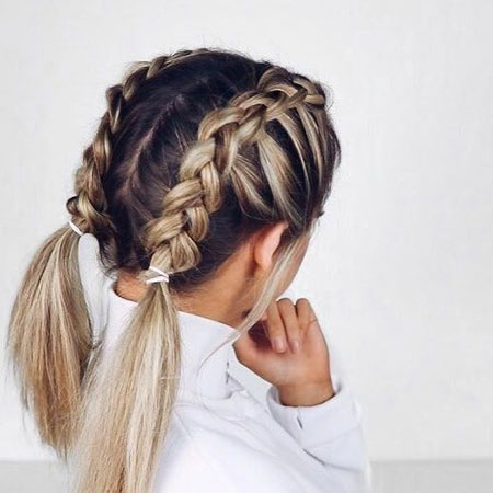 Kampaukset Braid Hair Söpö