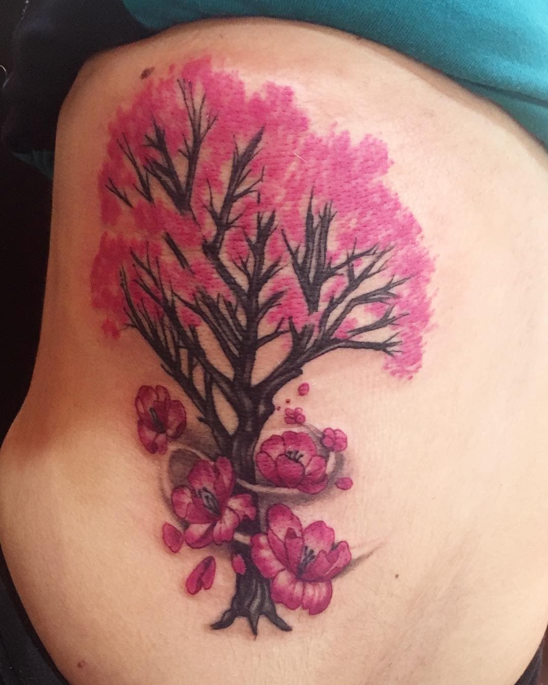 květinové tetování