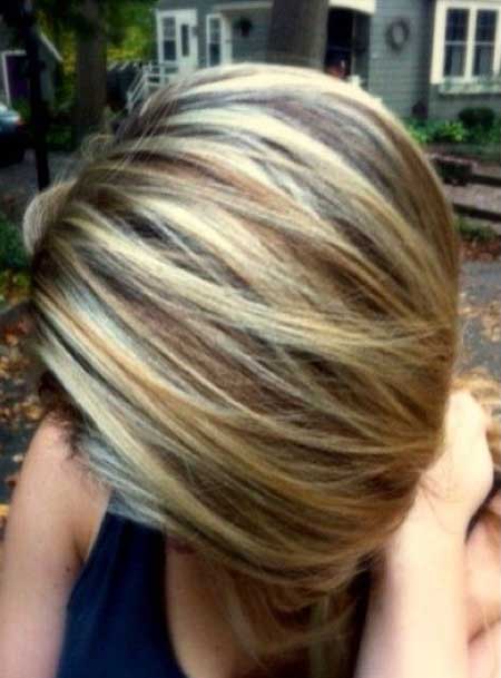 Blonde Highlights Hiusten väriidea