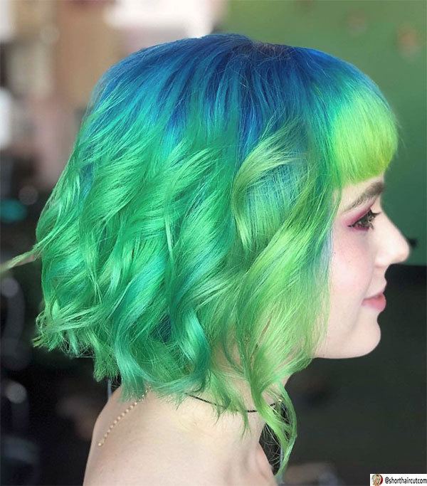 grønne hårfargetrender