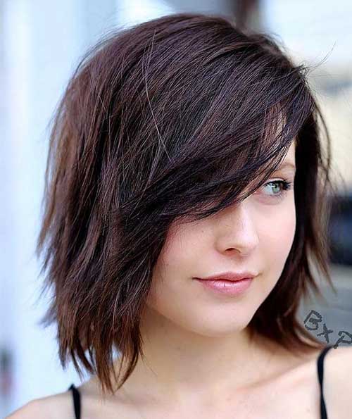 Krátké vrstvy Bangs Cut-7