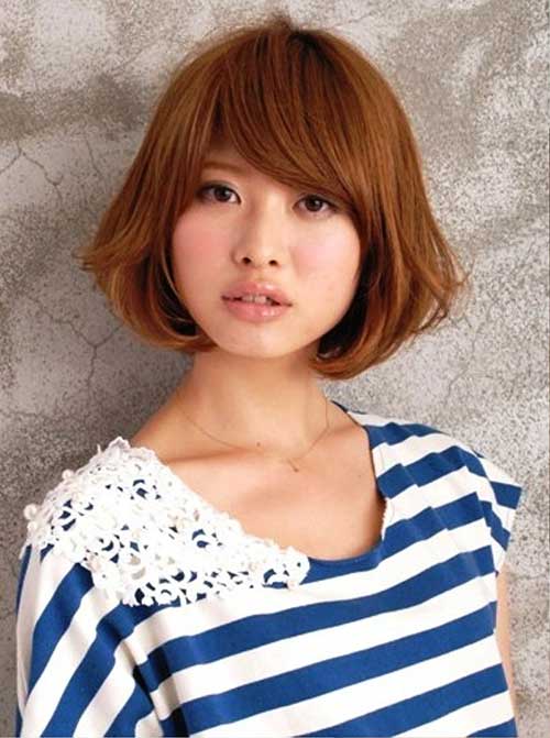 Rövid barna frizurák japán lányoknak