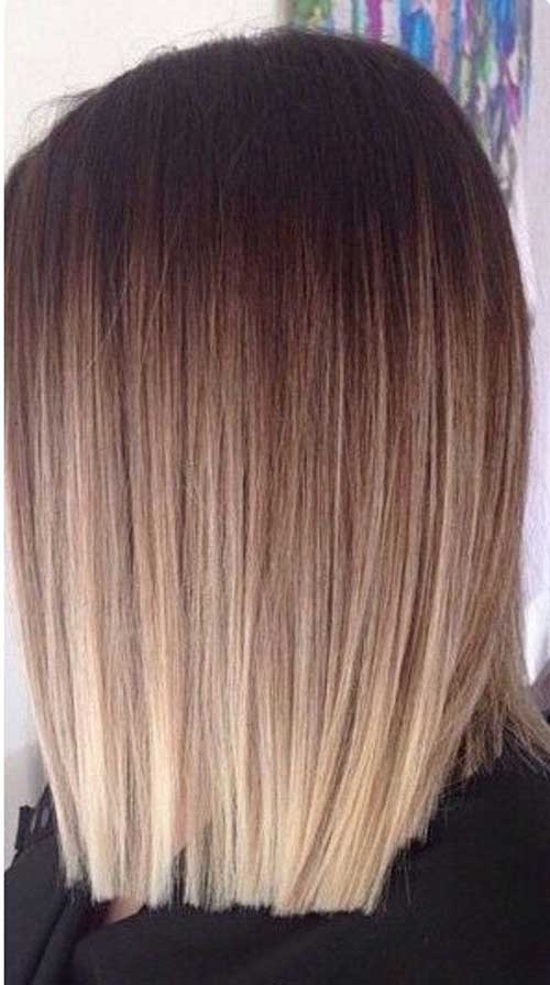 Kısa Saçlar İçin Ombre Saç Rengi-12