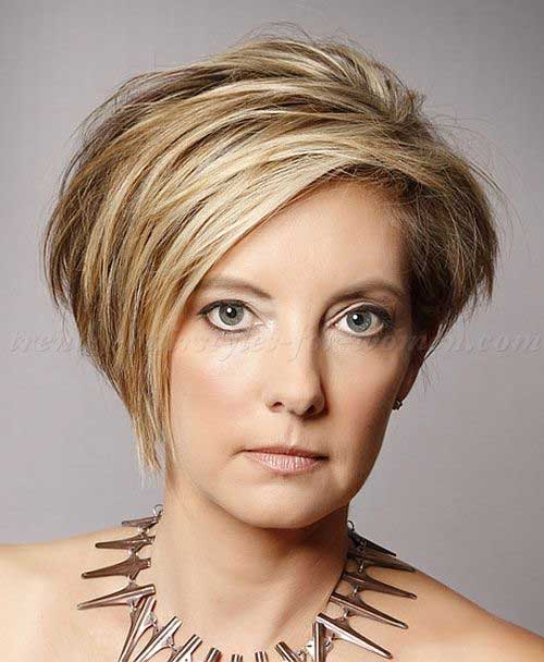 Korte frisyrer for kvinner over 40-14 år