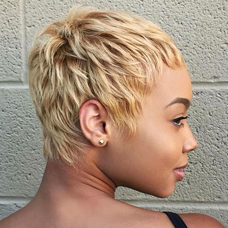 Sarışın Pixie Cut, Pixie Blonde Kısa Mor