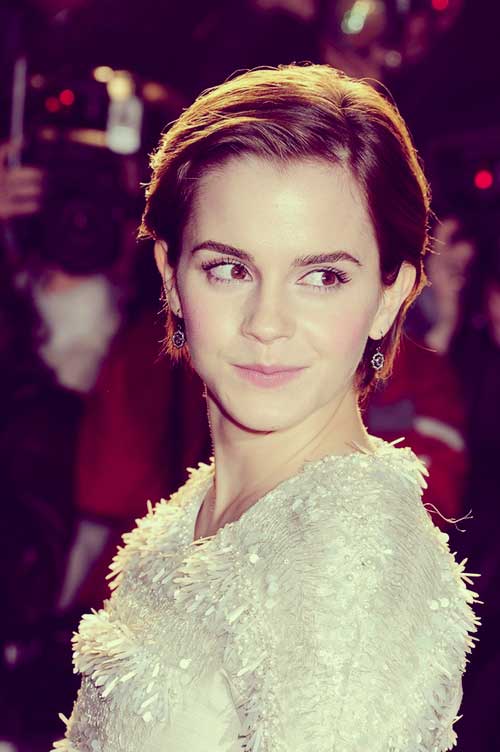 Emma Watson rövid frizurák