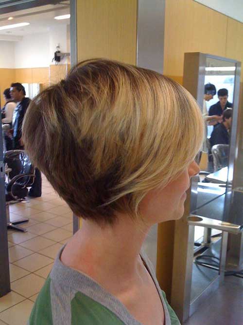 Layered Cute Blonde Pixie