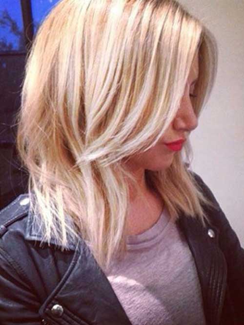 Beste korte blonde hårklipp 2014