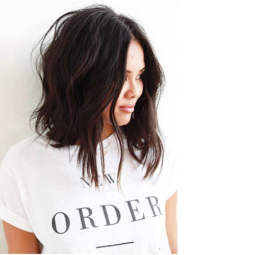Messy Long Bob