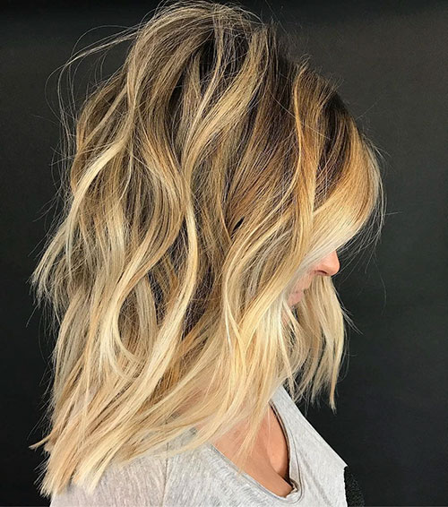 Messy Long Bob