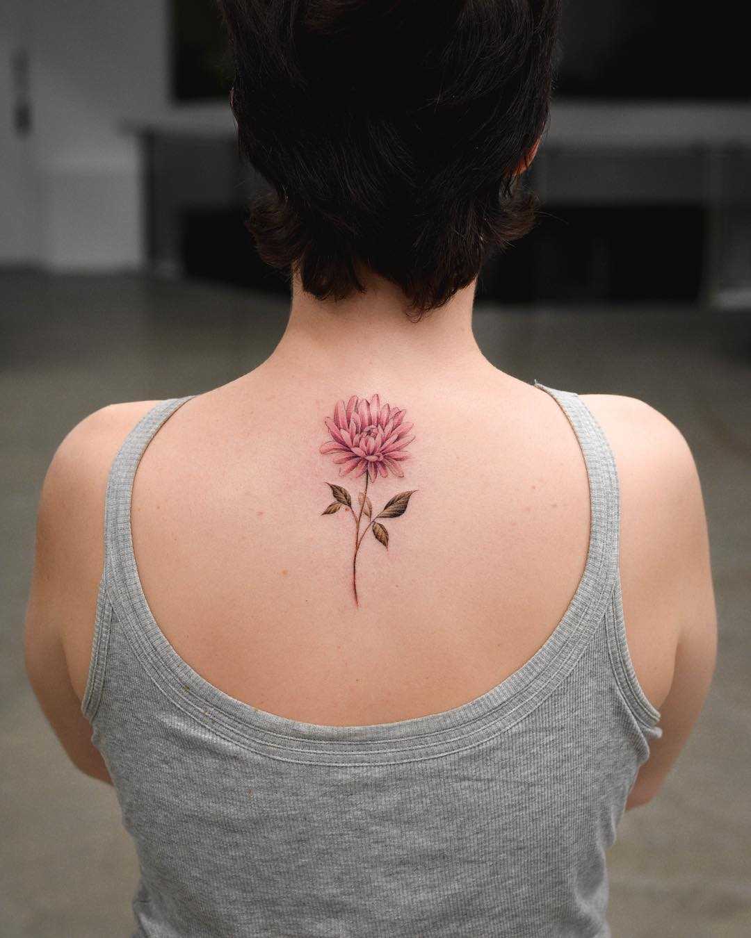 Tetování chryzantémy