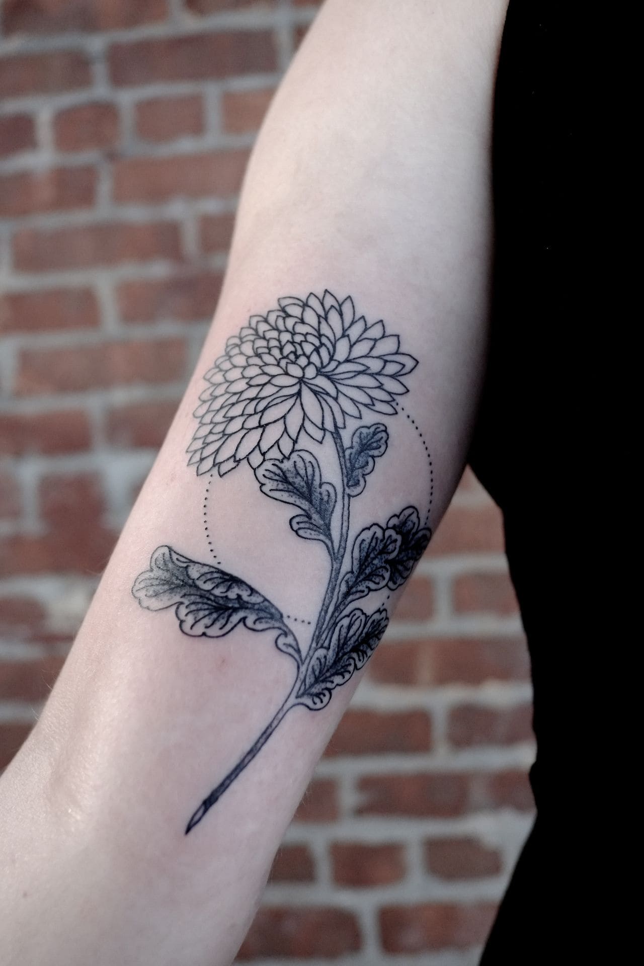 Tetování chryzantémy