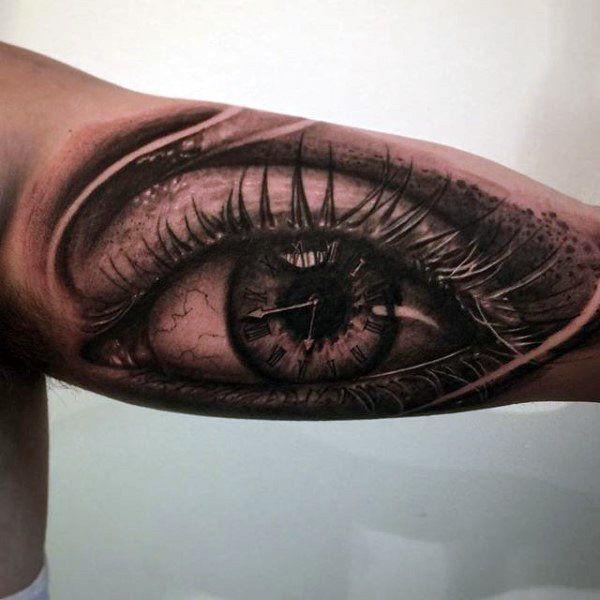 Hodinové oko tetování
