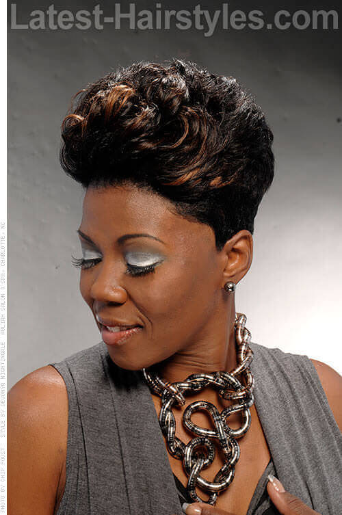 Curly Pixie Hair Weave
