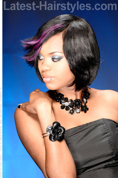 Flared Bob med Fringe