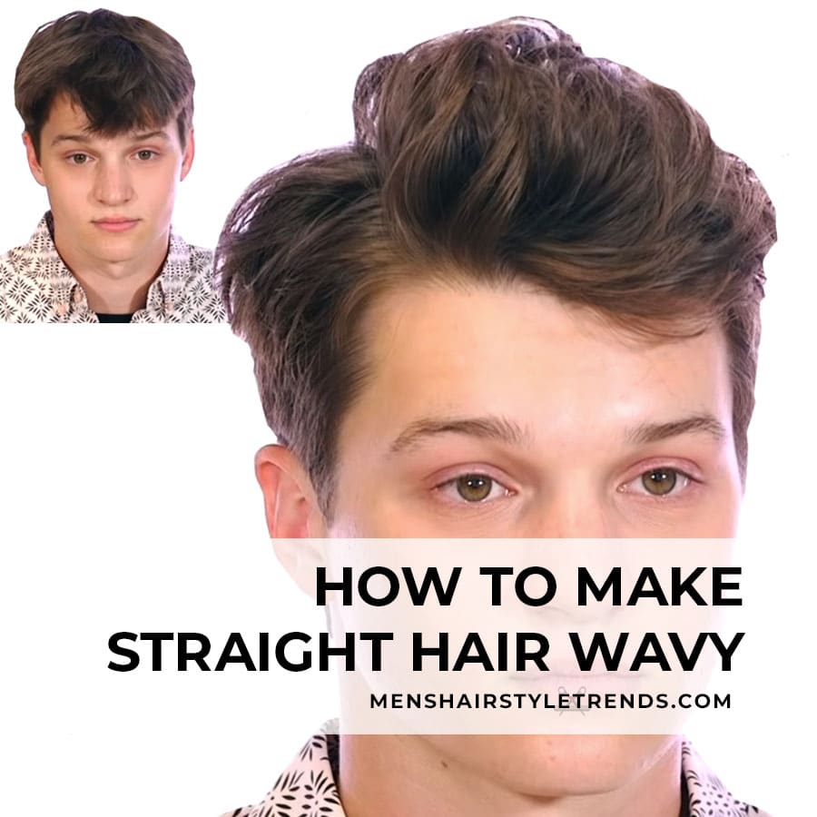 Erkekler için düz saç dalgalı nasıl yapılır