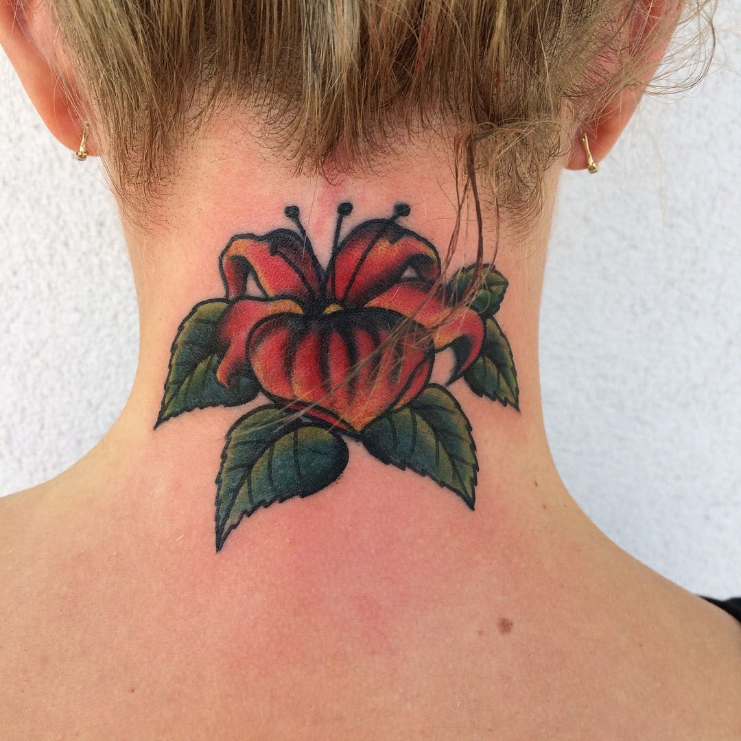 Lily flower tetování
