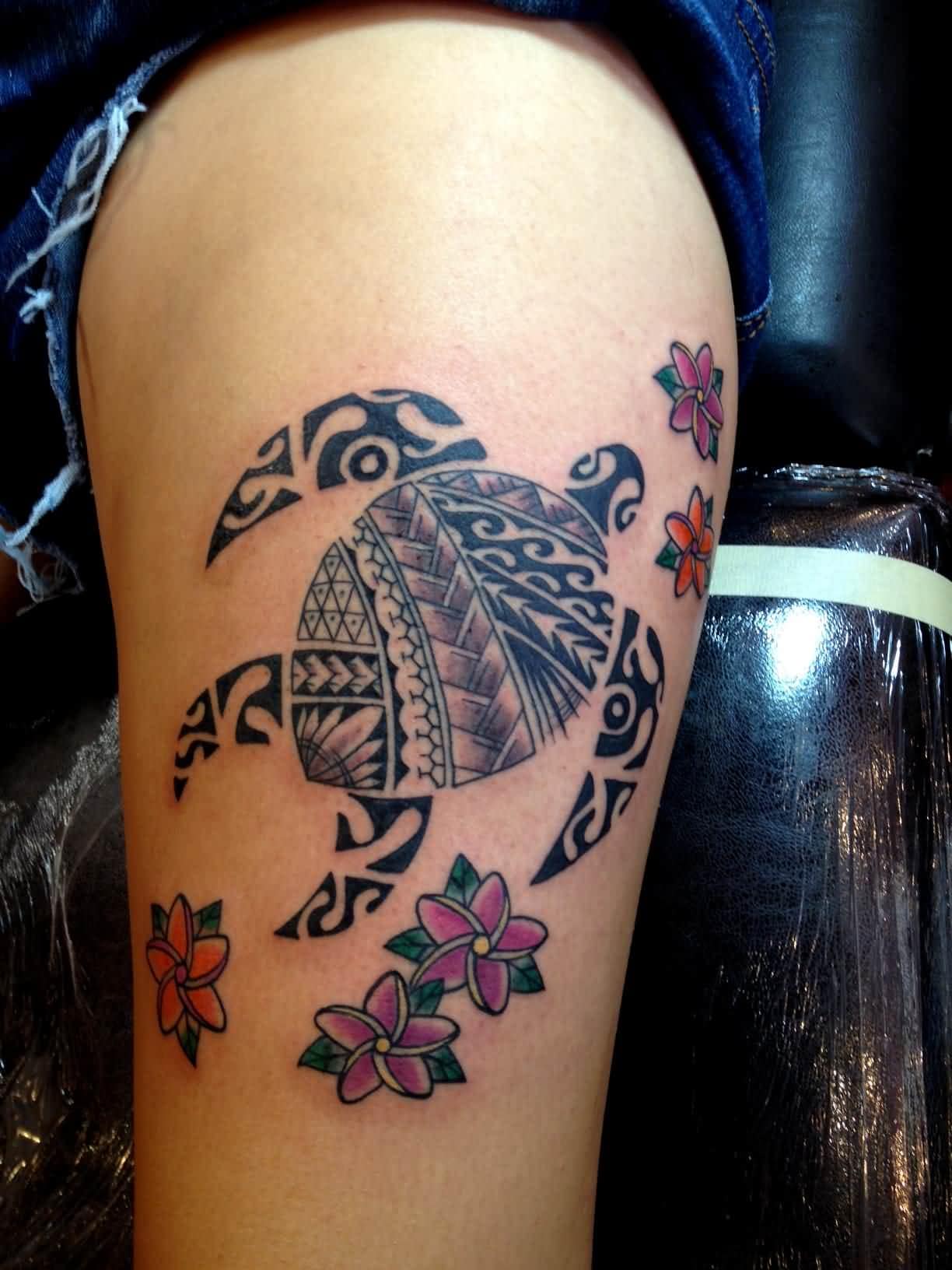 Samoan Turtle Tattoo