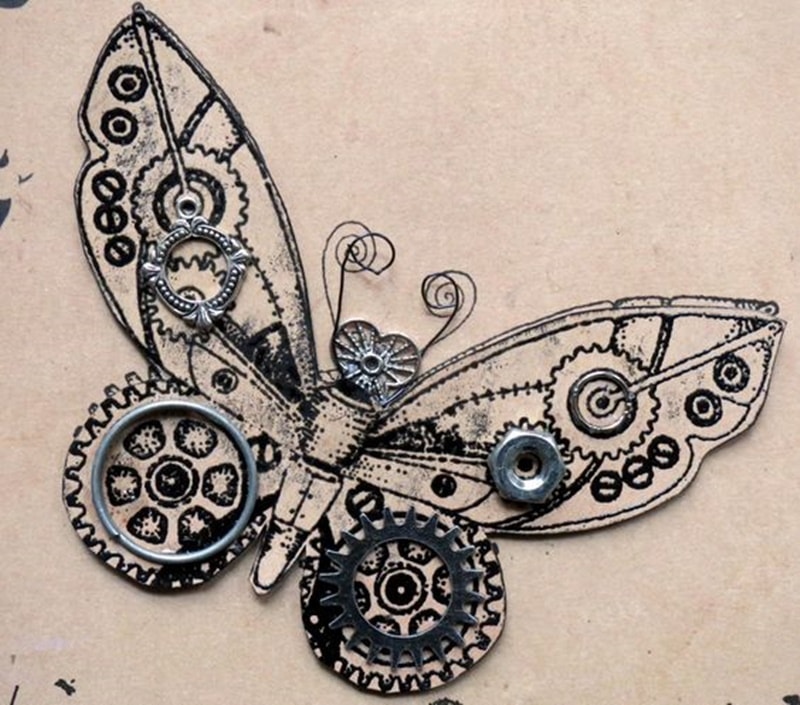 Steampunk pillangó