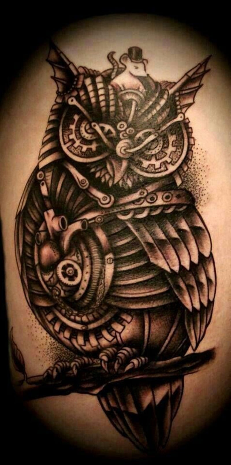 Steampunk bagoly