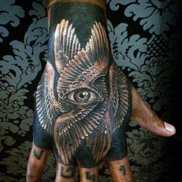 Křídlové oční tetování