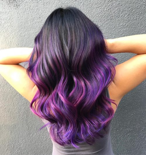 Ametyst Purple Sombre
