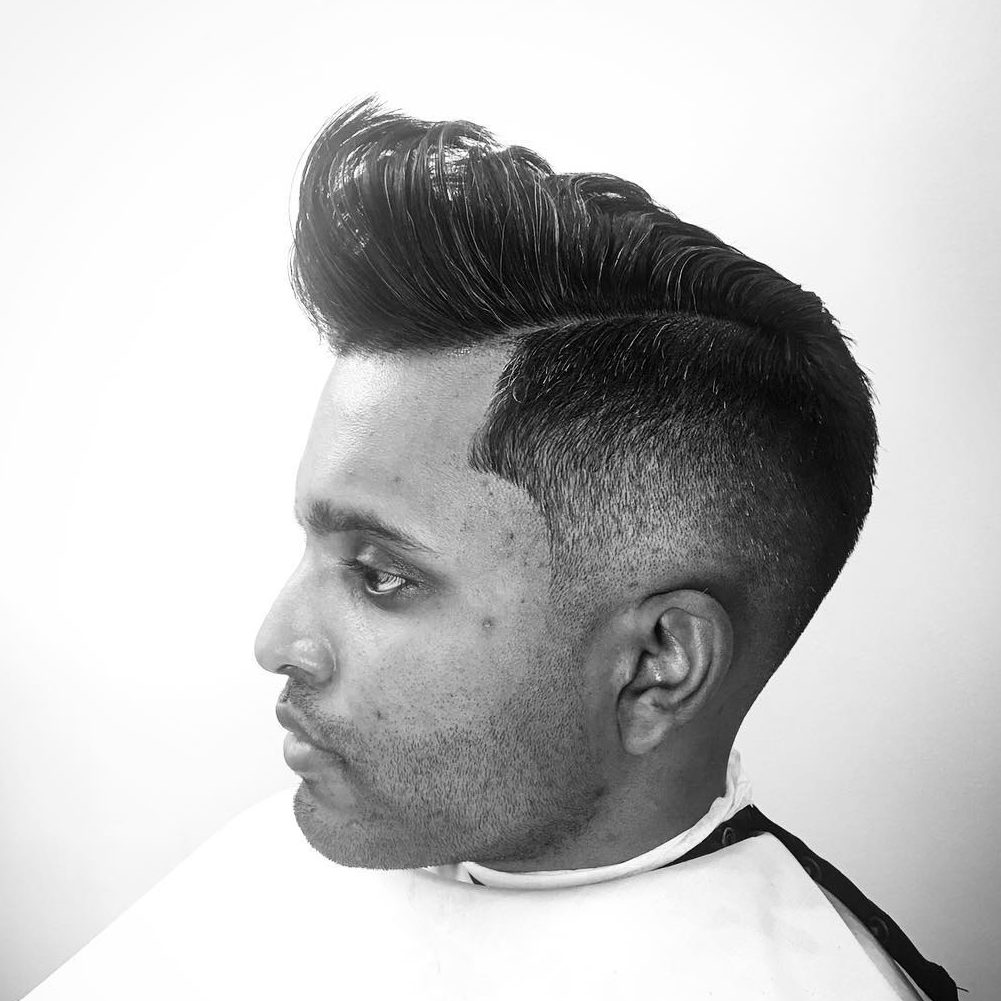 Pompadour fade hårklipp