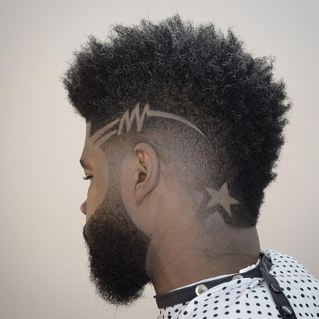 andyauthentic mohawk fade og hårdesign
