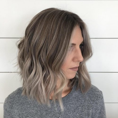 Ash Brown + Ash Blonde Balayage