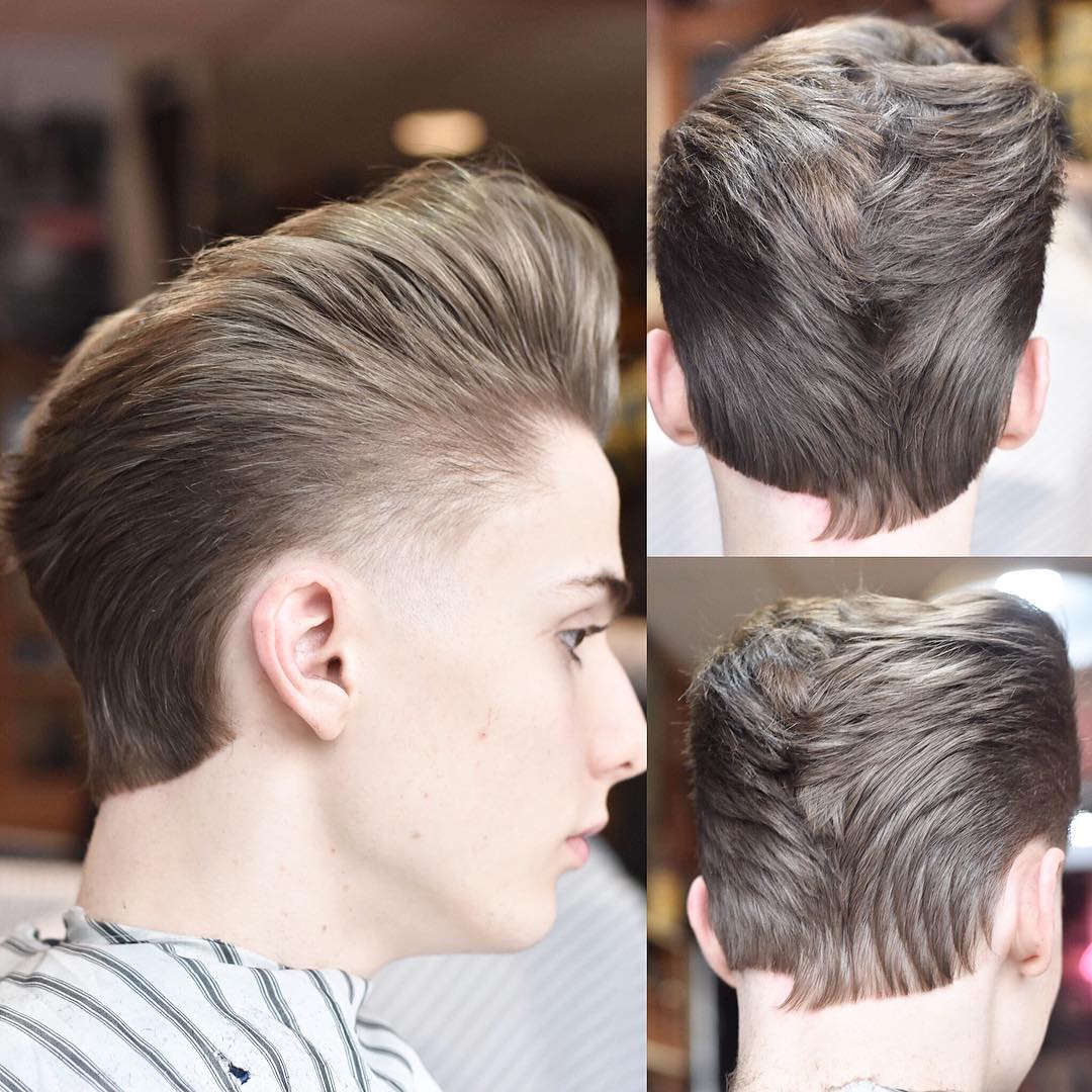 Moderne Ducktail Haircut + Asymmetrisk utringning