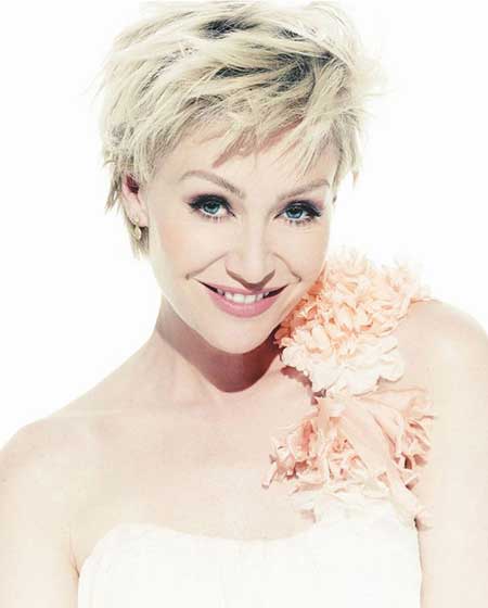 Portia de Rossi kort frisyre