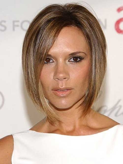 Victoria Beckham omvendte Bob -frisyrer