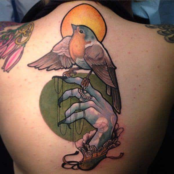 ptačí tetování