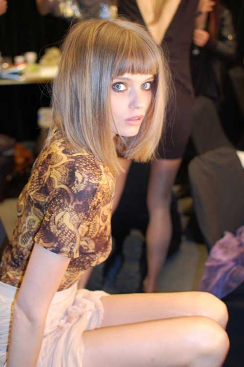 Abbey Lee Kershaw Bobin hiustenleikkaukset hienoille hiuksille