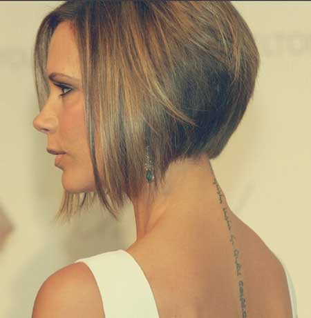 Victoria Beckham A-line Bob frisyre