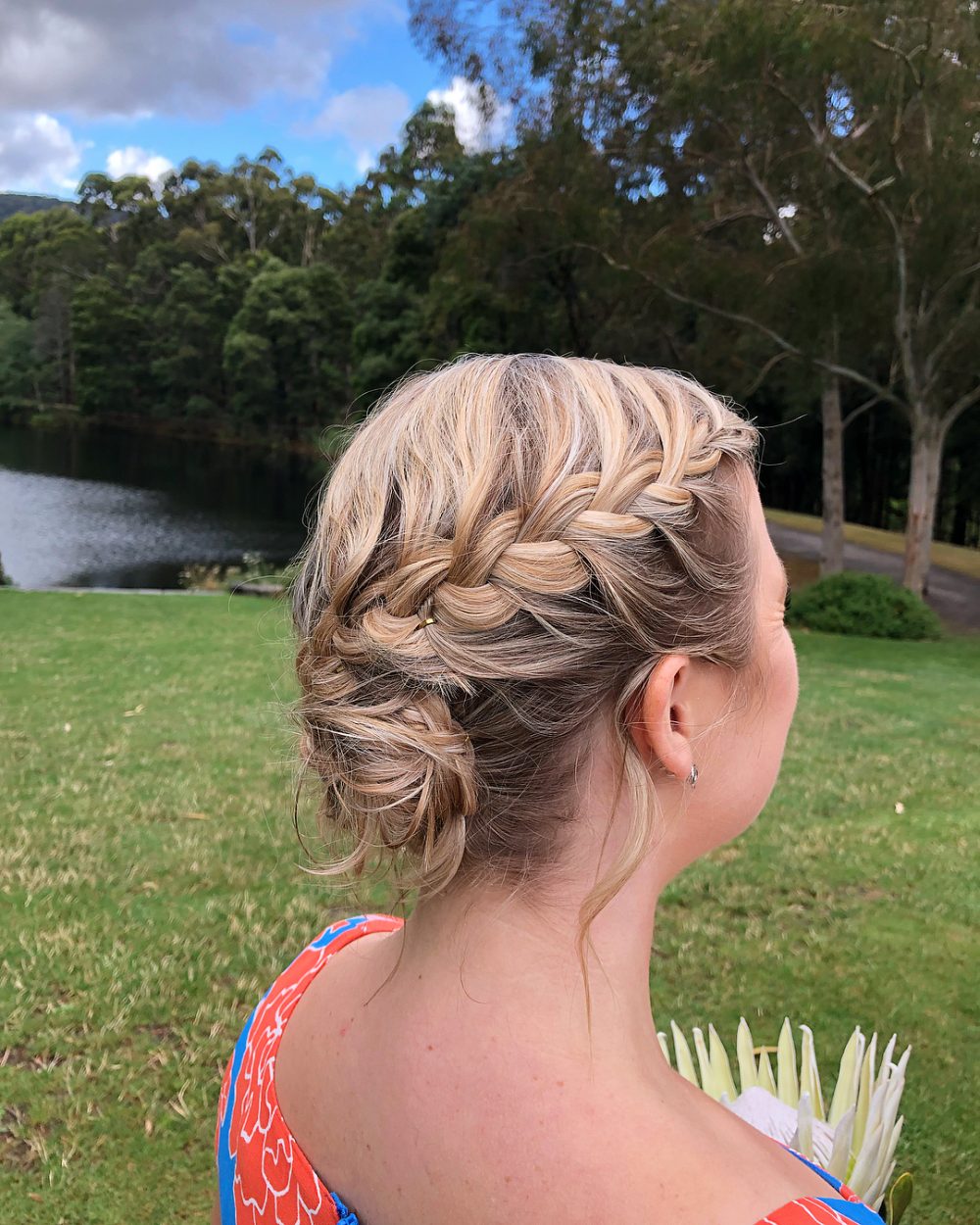 Boho med Mix Braids og Loose Curls frisyre
