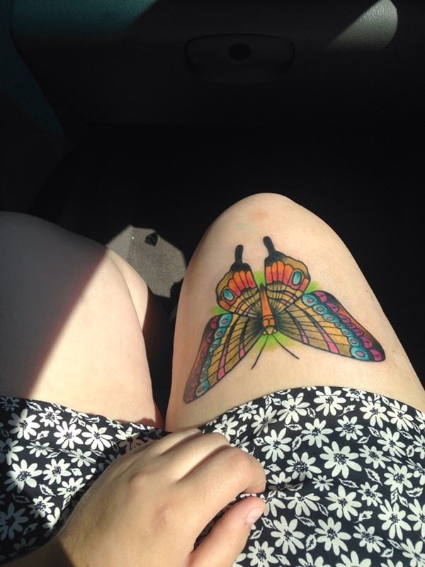 motýlkové tetování