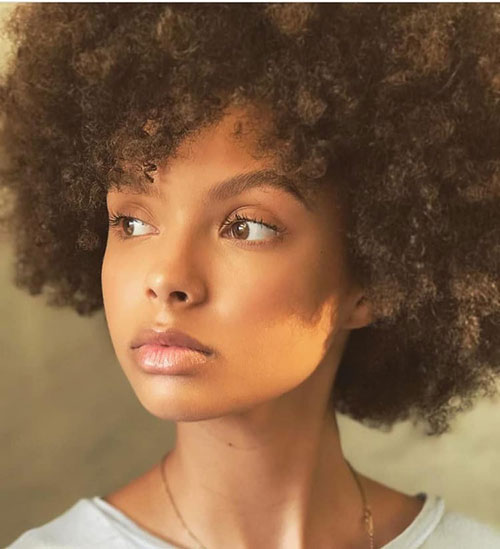 Short Summer Afro Hairstyles-13