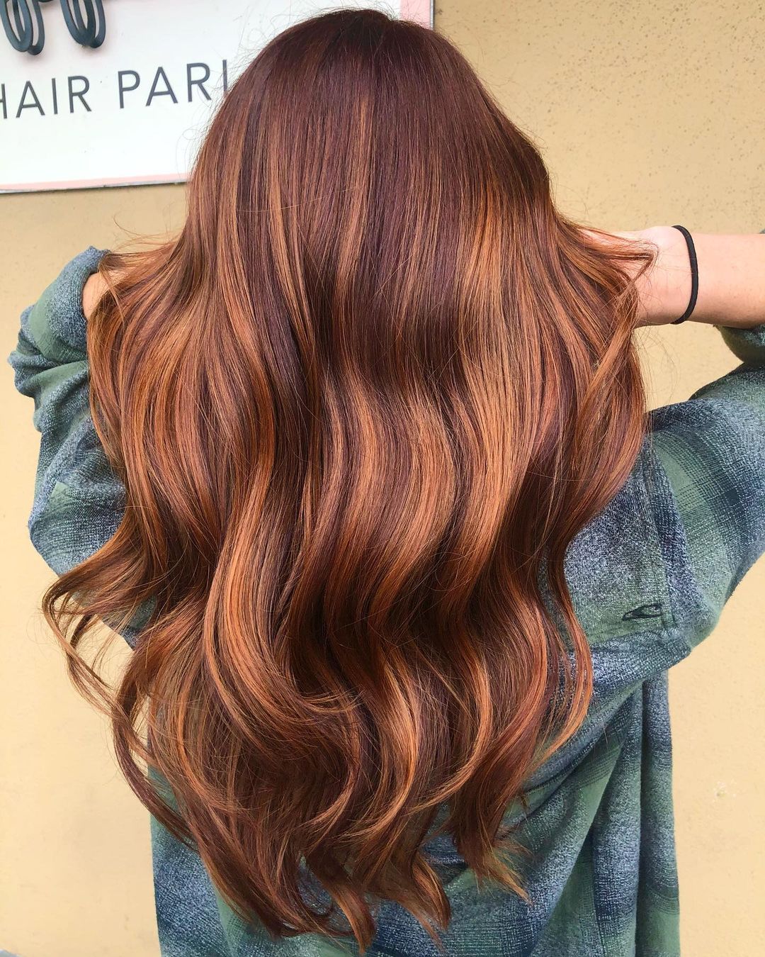 Sötét Auburn Balayage