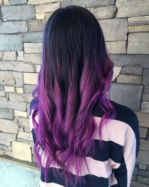 Deep Purple Ombre