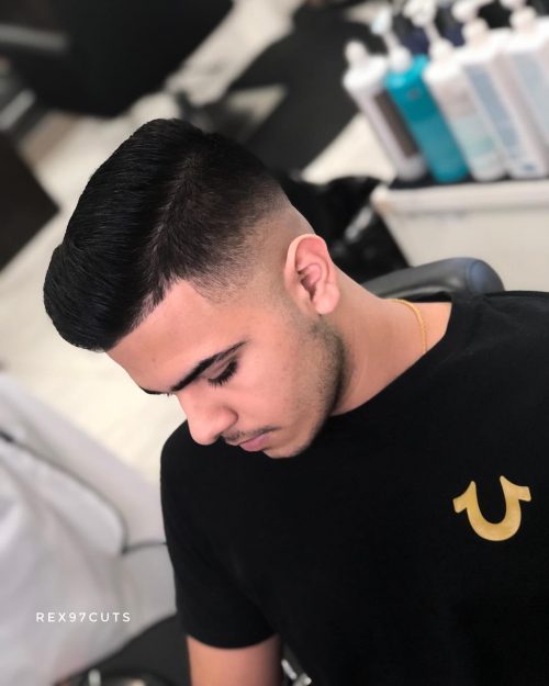 Fésülje át a frizurát a Drop Fade segítségével