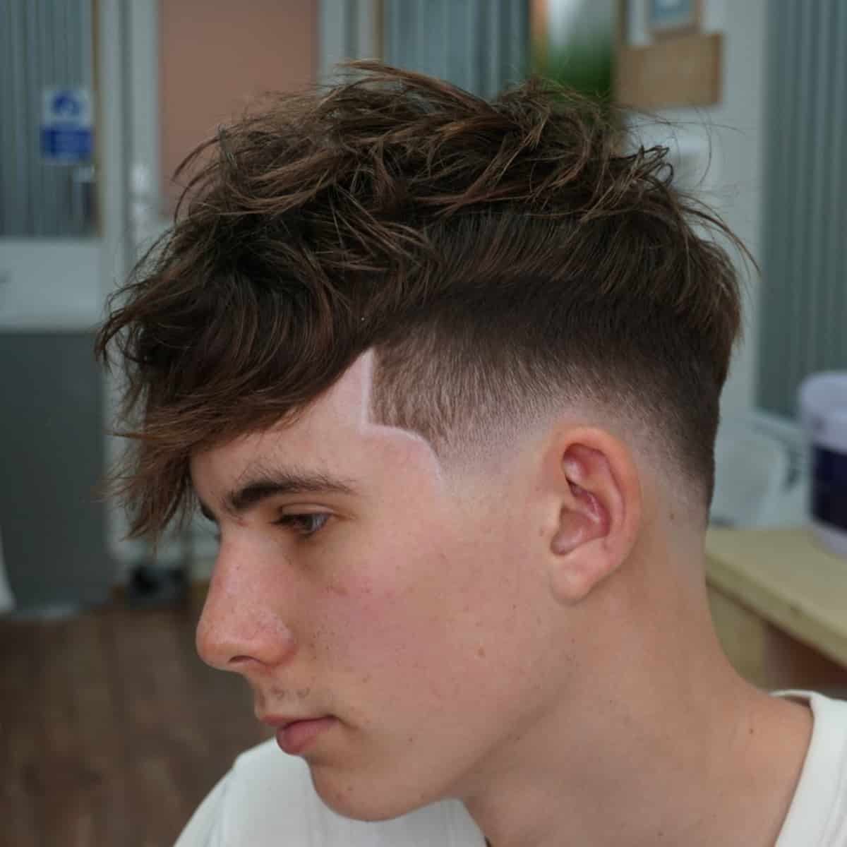 Drop fade rojtokkal