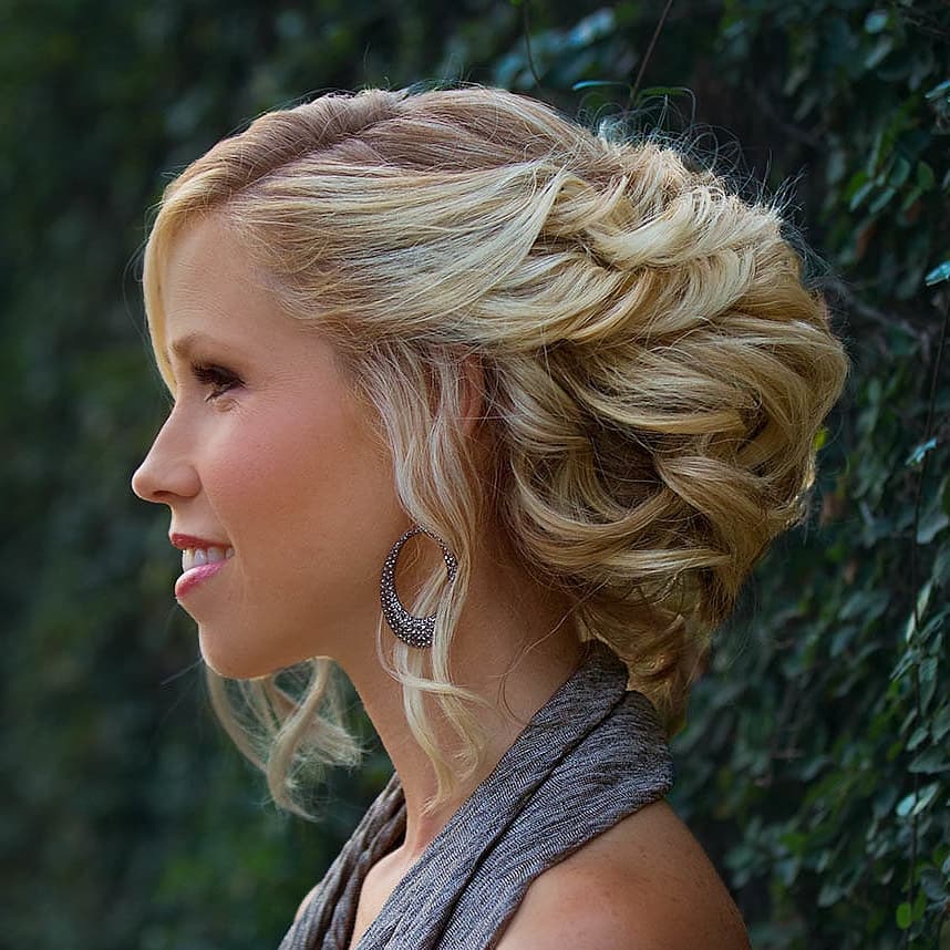 Elegant silhuett frisyre