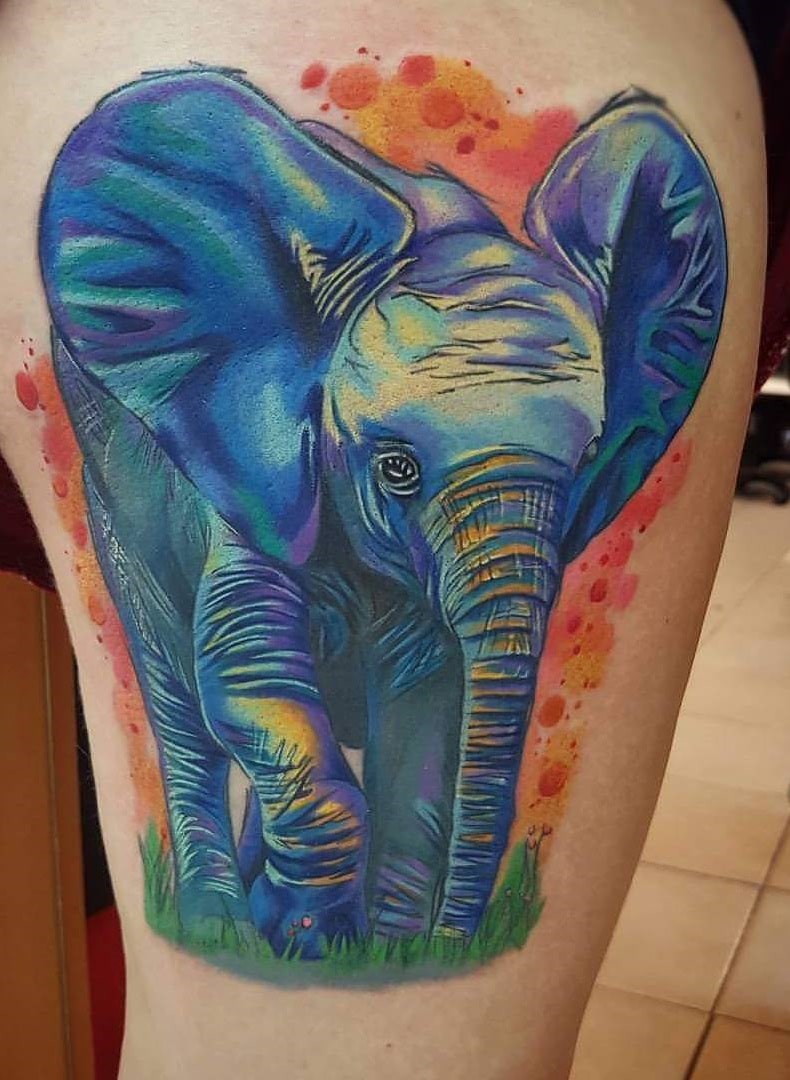 elefant-tatovering
