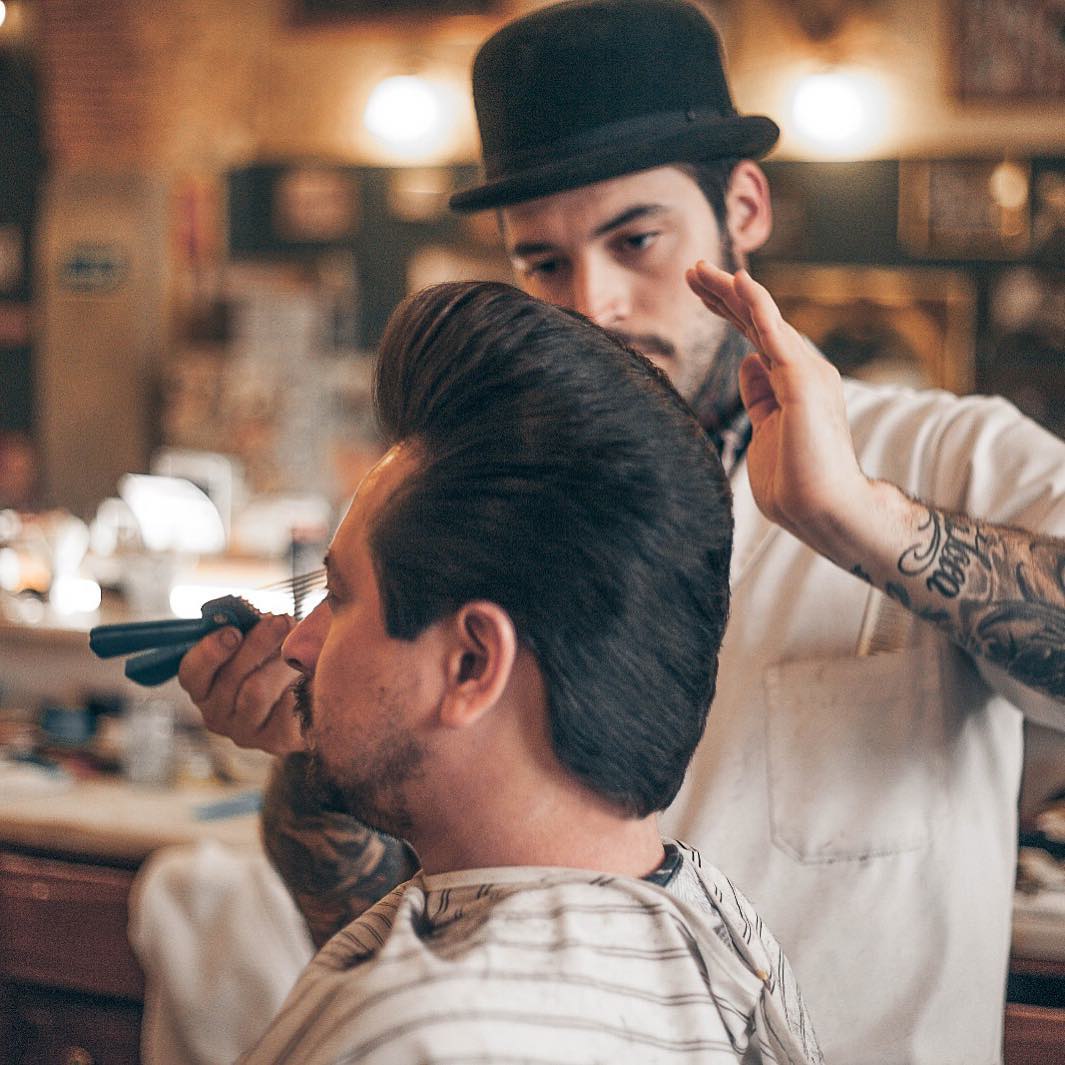 Pompadour frisyrer for menn