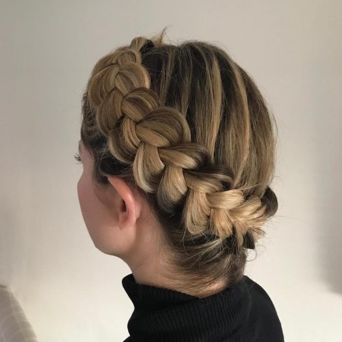 Francouzský pletenec Updo